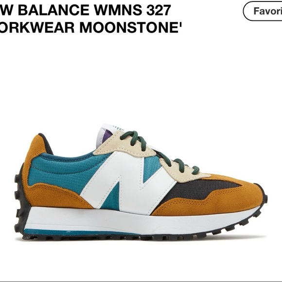 New Balance Shoes - New Balance 327 Women's Sneakers in Teal, White, Tan, and Black